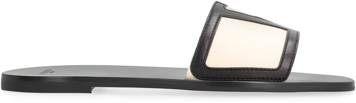 Valentino Garavani Viva Superstar Leather Slides
