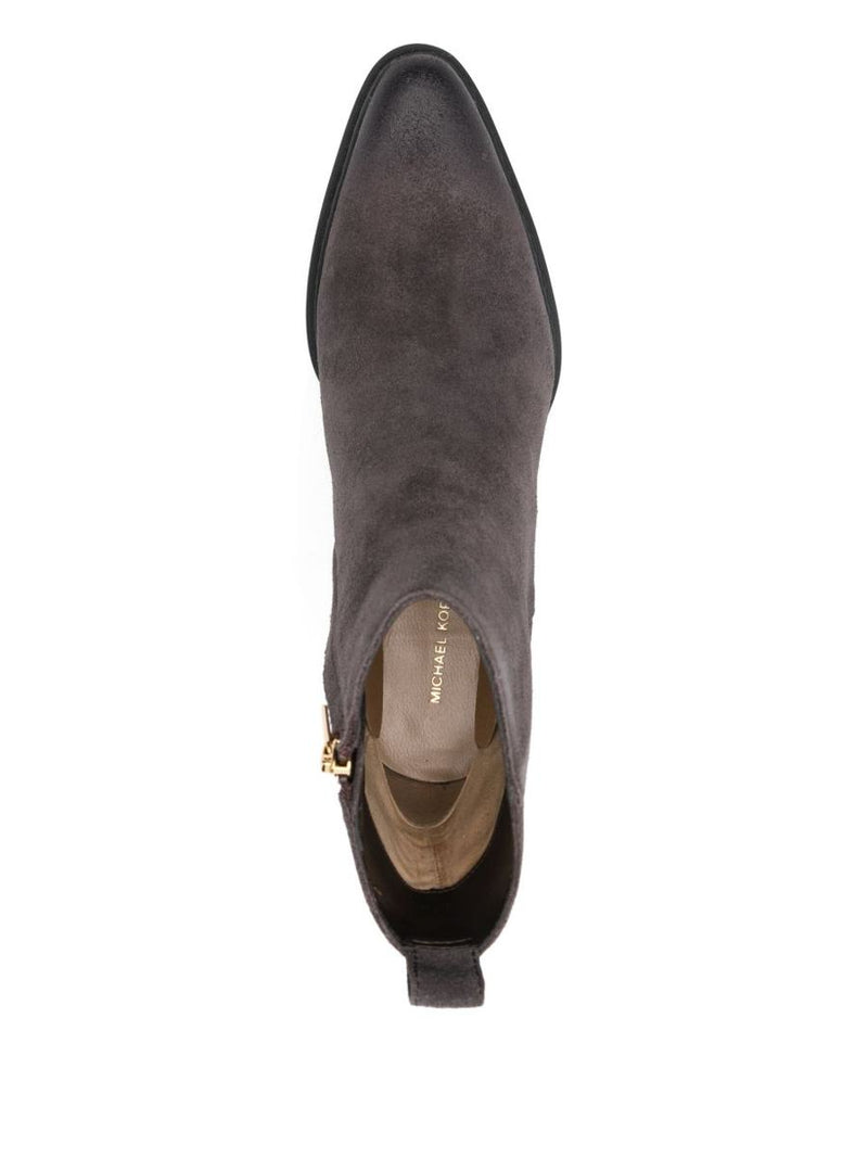 Michael Kors Suede Heeled Ankle Boots