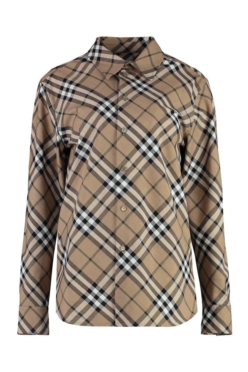 Burberry Checked Cotton Shirt
