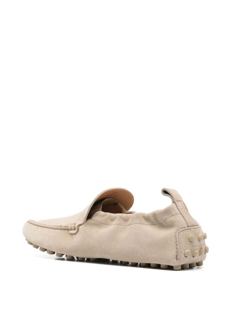 Tod'S Gommino Curled Suede Loafers Shoes