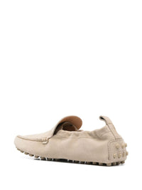 Tod'S Gommino Curled Suede Loafers Shoes