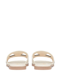 Valentino Garavani Vlogo Cut-Out Leather Sandals