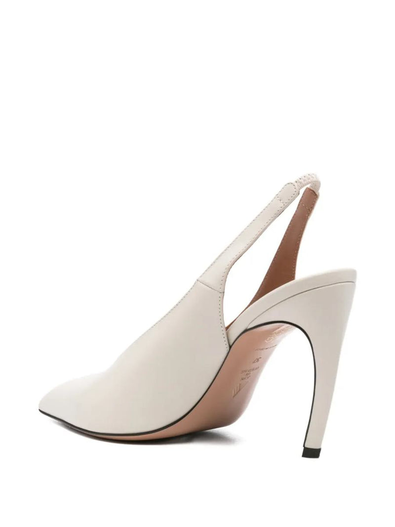 The Attico Viper 100Mm Slingback Pumps