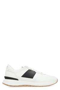Boss Jace Leather Low-Top Sneakers