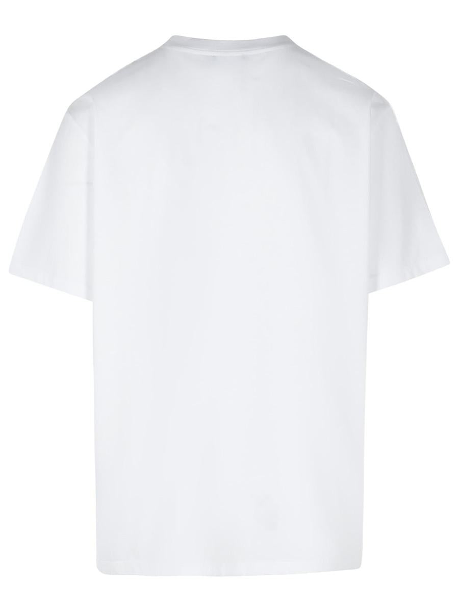 Balmain White Cotton T-Shirt