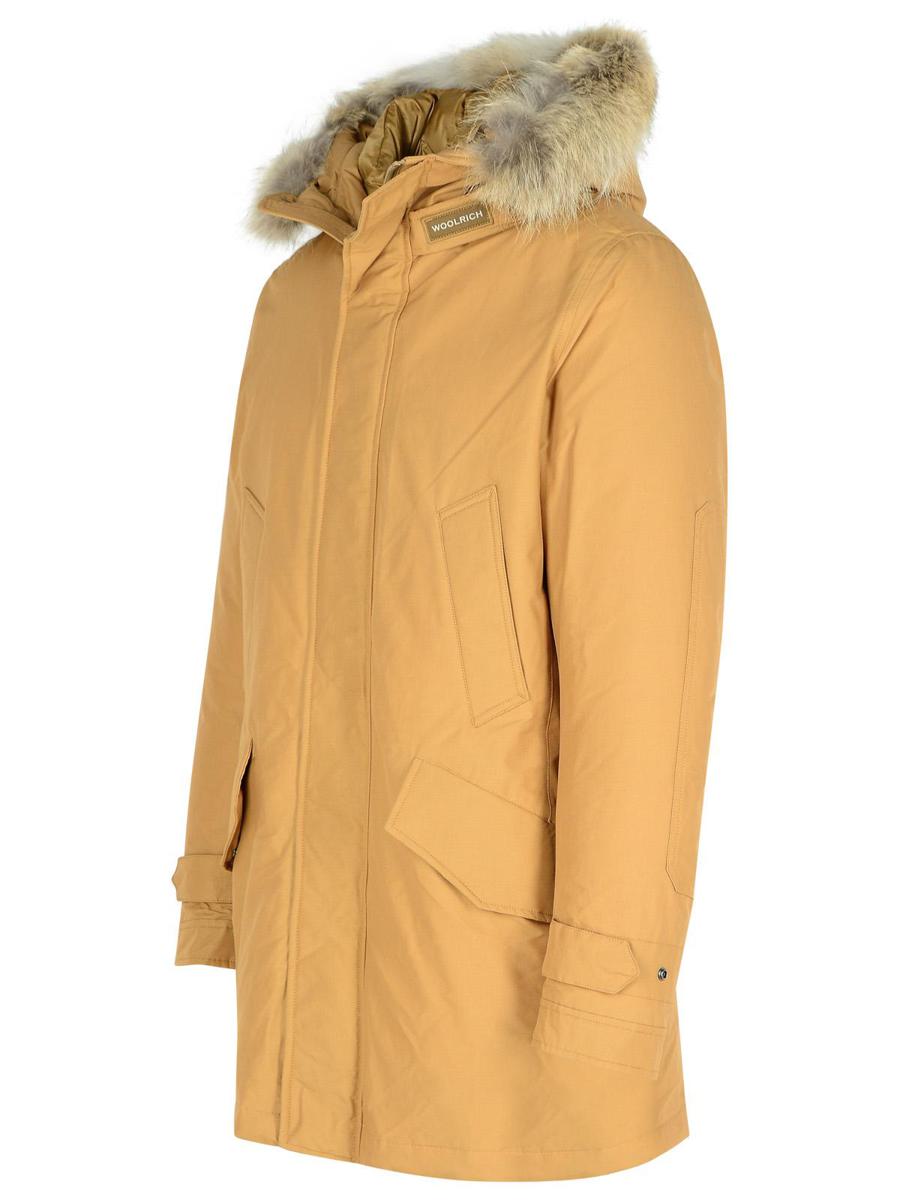 Woolrich 'Polar' Beige Cotton Blend Parka
