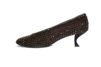 La Rose Pumps Crystal Brown