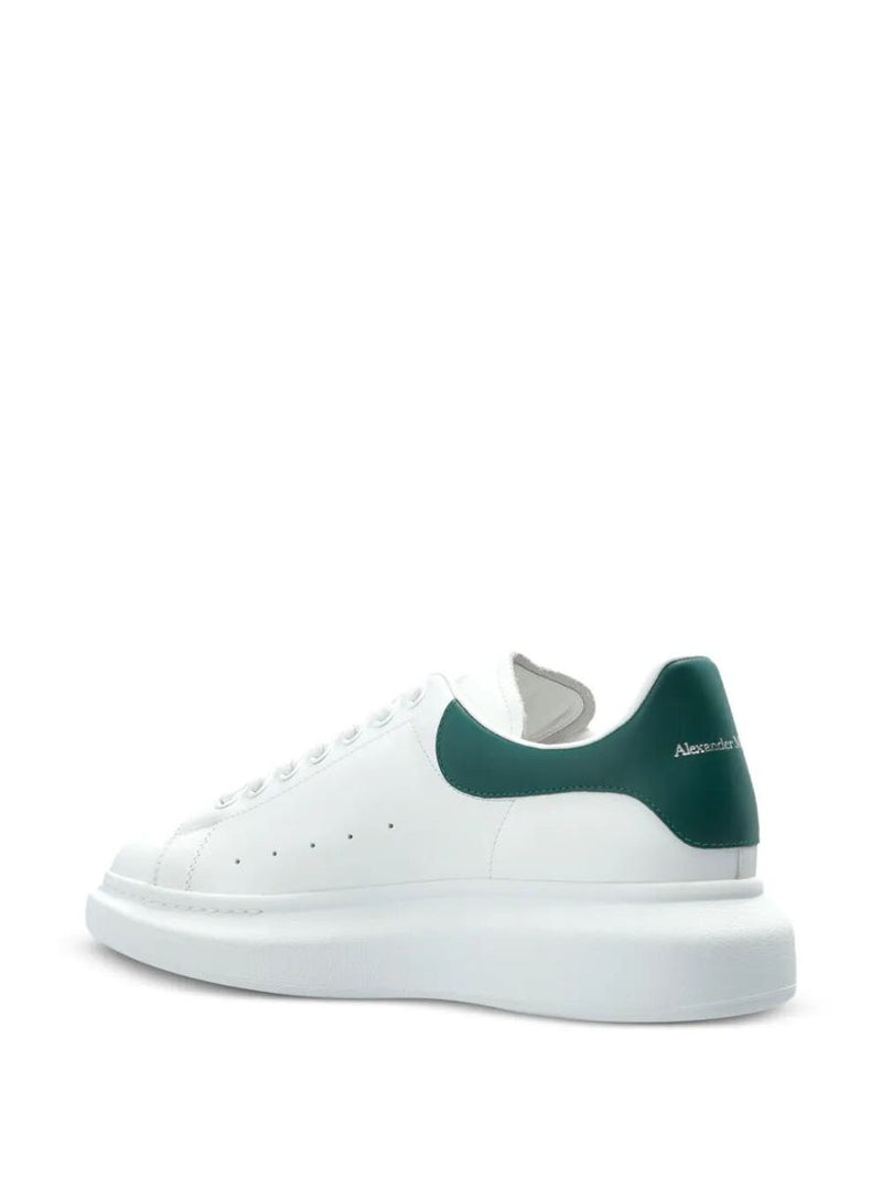 Alexander McQueen Oversized Sneakers In White/Green Shoes