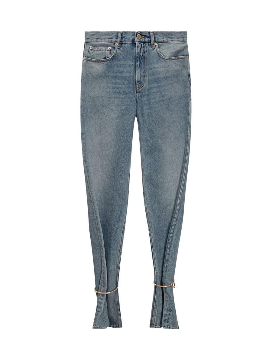 Darkpark Darkpark Blue Denim Straight Leg Jeans