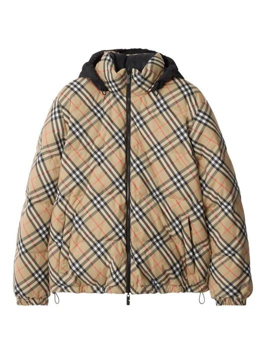 Burberry Reversible Check Puffer Jacket Clothing