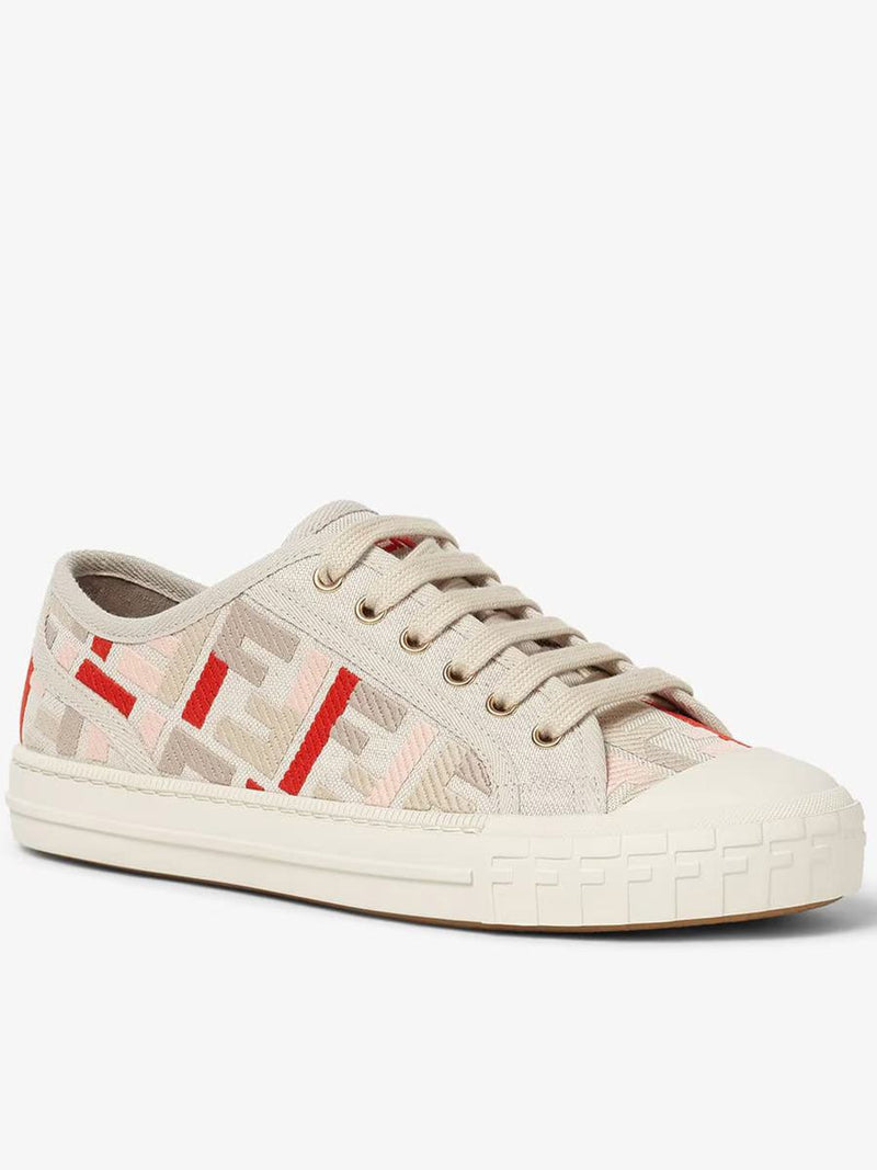 Fendi Domino Canvas Shoes