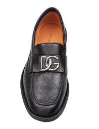 Dolce & Gabbana Leather Moccasin From The New Florio Line