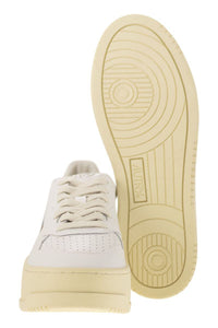 Autry Medalist Platform - Leather Trainers