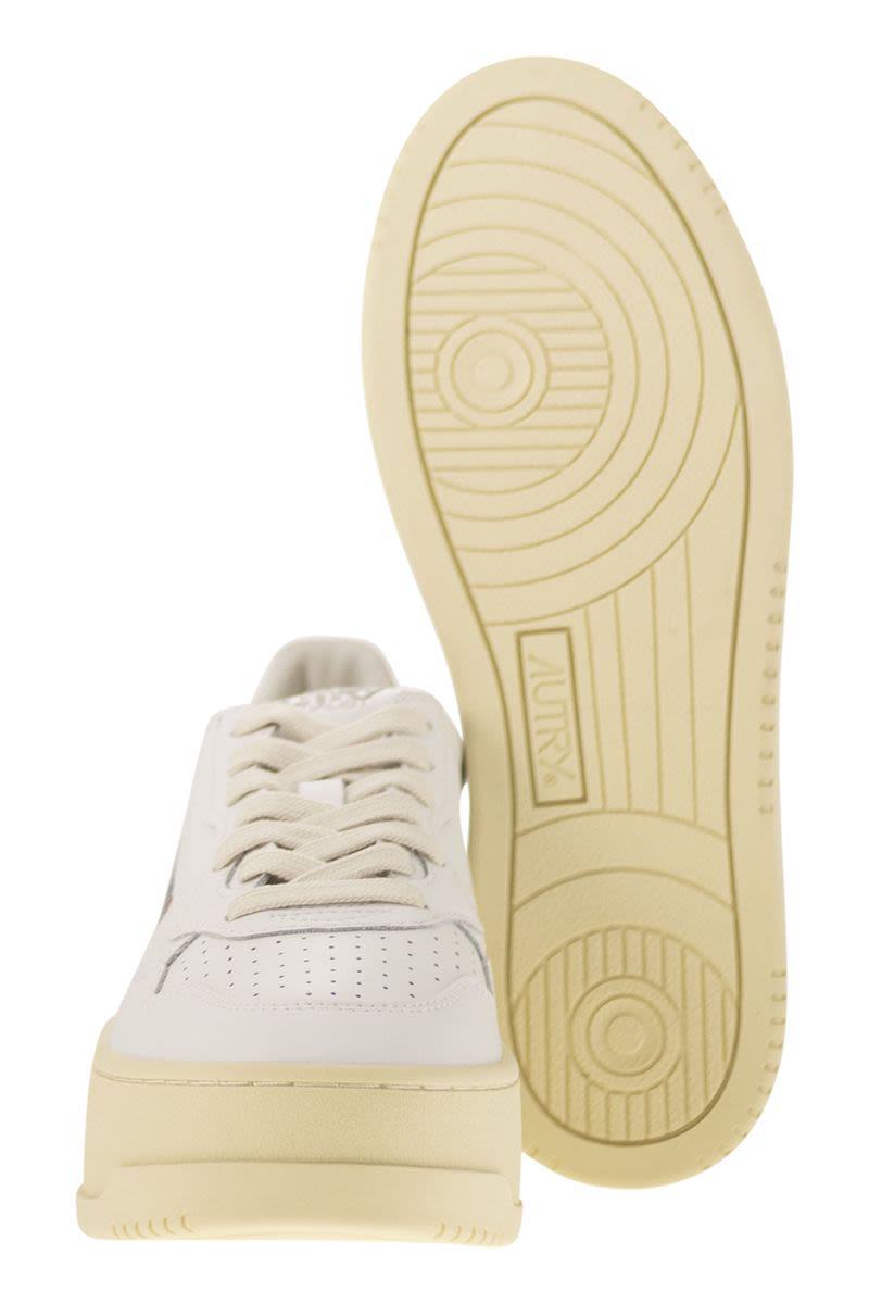 Autry Medalist Platform - Leather Trainers