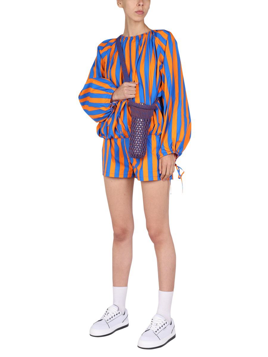 Sunnei Striped Pattern Shirt