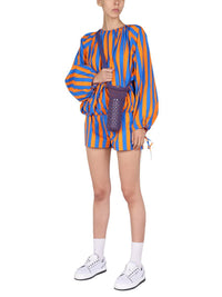 Sunnei Striped Pattern Shirt