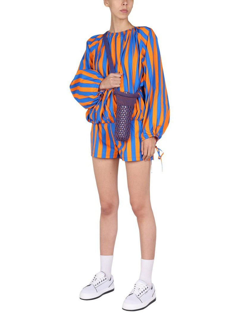 Sunnei Striped Pattern Shirt