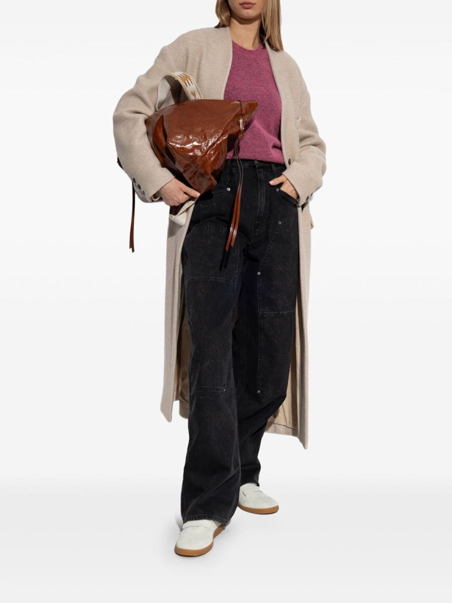 Isabel Marant Beth Leather Sneakers