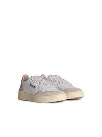 Autry White Leather Medalist Sneakers