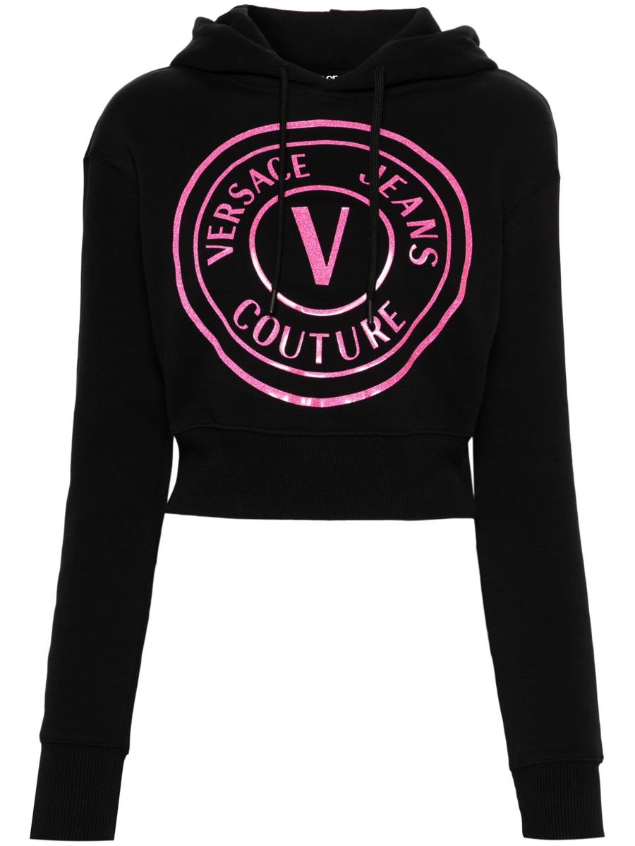Versace Jeans Couture Vembl Gummy Glitter Sweatshirts Clothing