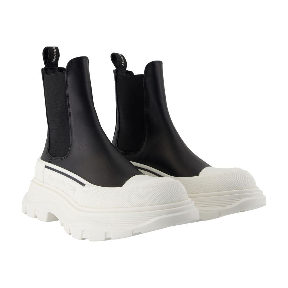 Alexander McQueen High Rubber Ankle Boots