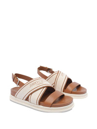 Jimmy Choo Joa Flat Canvas Flat Sandals