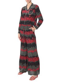 Red Valentino Dreaming Peony Print Trousers