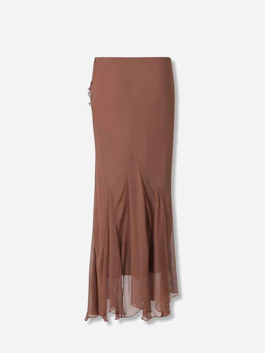 Staud Maxi Skirt Ruffles