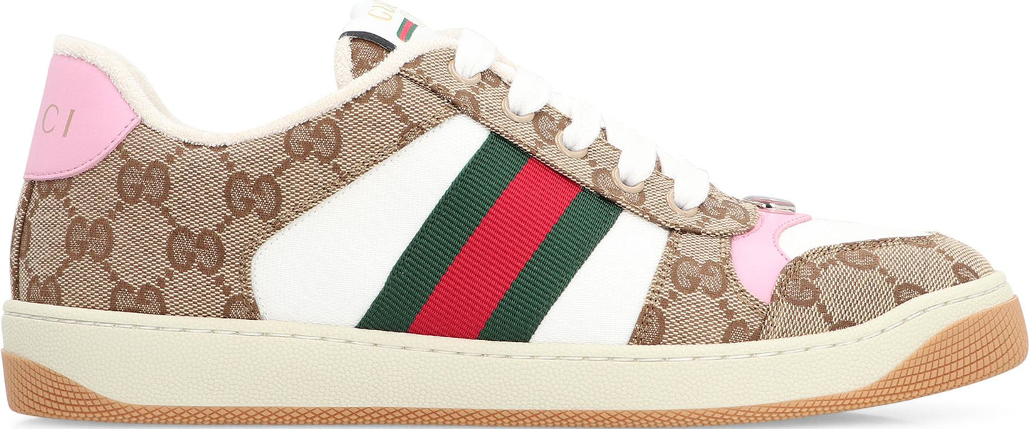 Gucci Screener Low-Top Sneakers