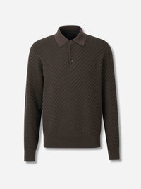 Brioni Long Sleeve Polo