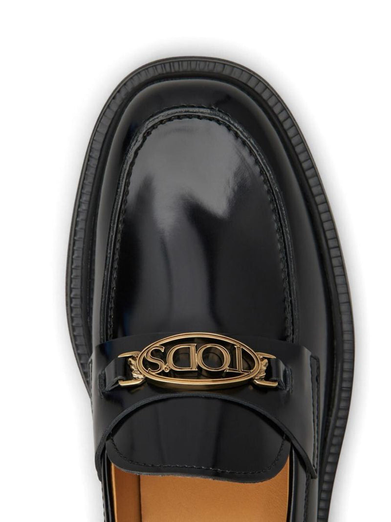 Tod'S Loafers With Clamp And Oval Logo Shoes