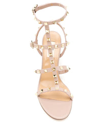 Valentino Garavani Rockstud Leather Heel Sandals