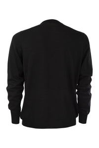 Fedeli Crew-Neck Sweater In Superfine Virgin Wool