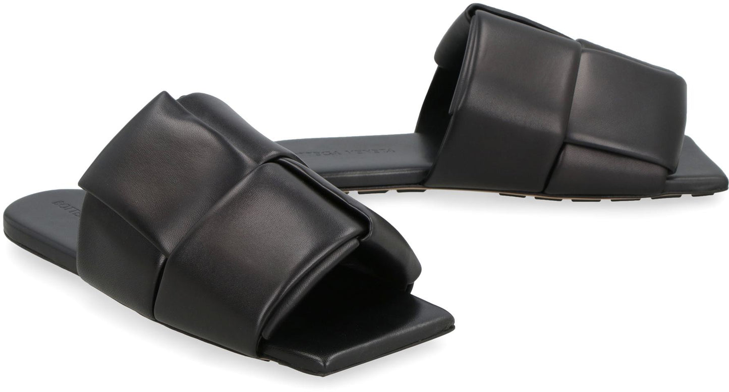 Bottega Veneta Patch Leather Mules