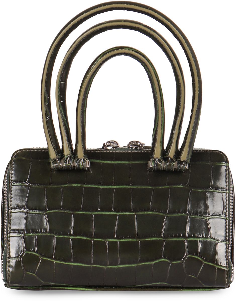 The Attico Mini Bag Friday In Printed Leather