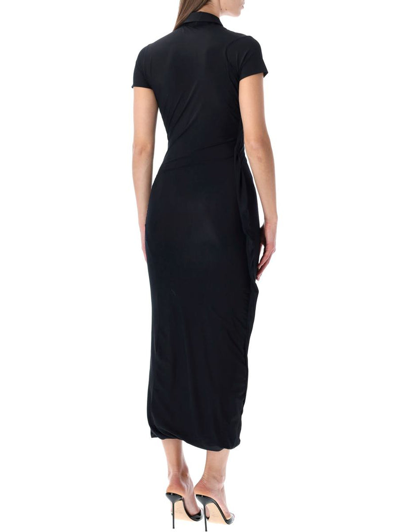 Ottolinger Twisted Polo Midi Dress