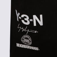 Y-3 Adidas Black Cotton Pants