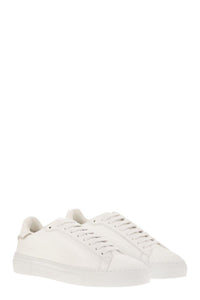 Fabiana Filippi Leather Trainers With Diamond Thread