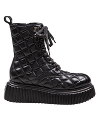 Agl Quilted Leather Ankle Boot