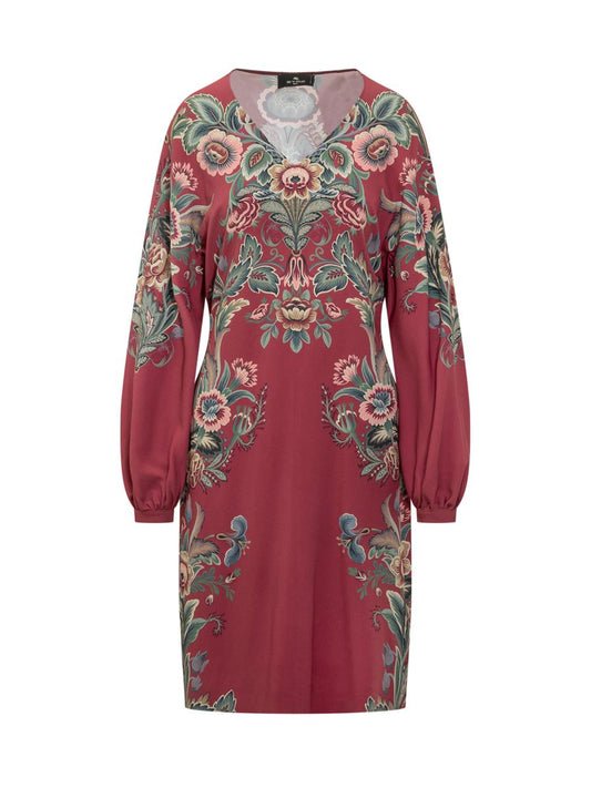 Etro Etro Floral Patterned Viscose Dress