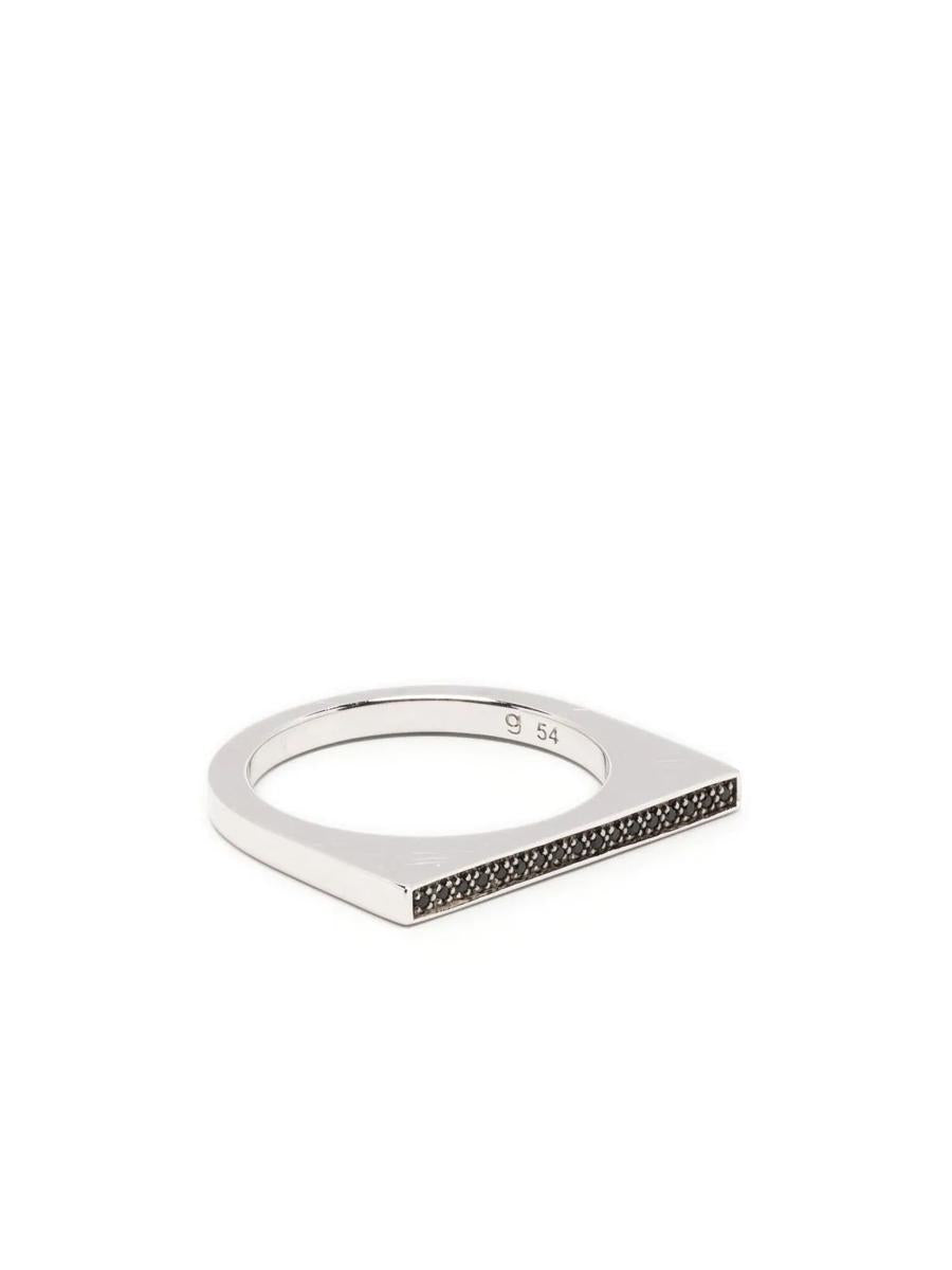 Tom Wood Sleek Ring Top Black Spinel Accessories