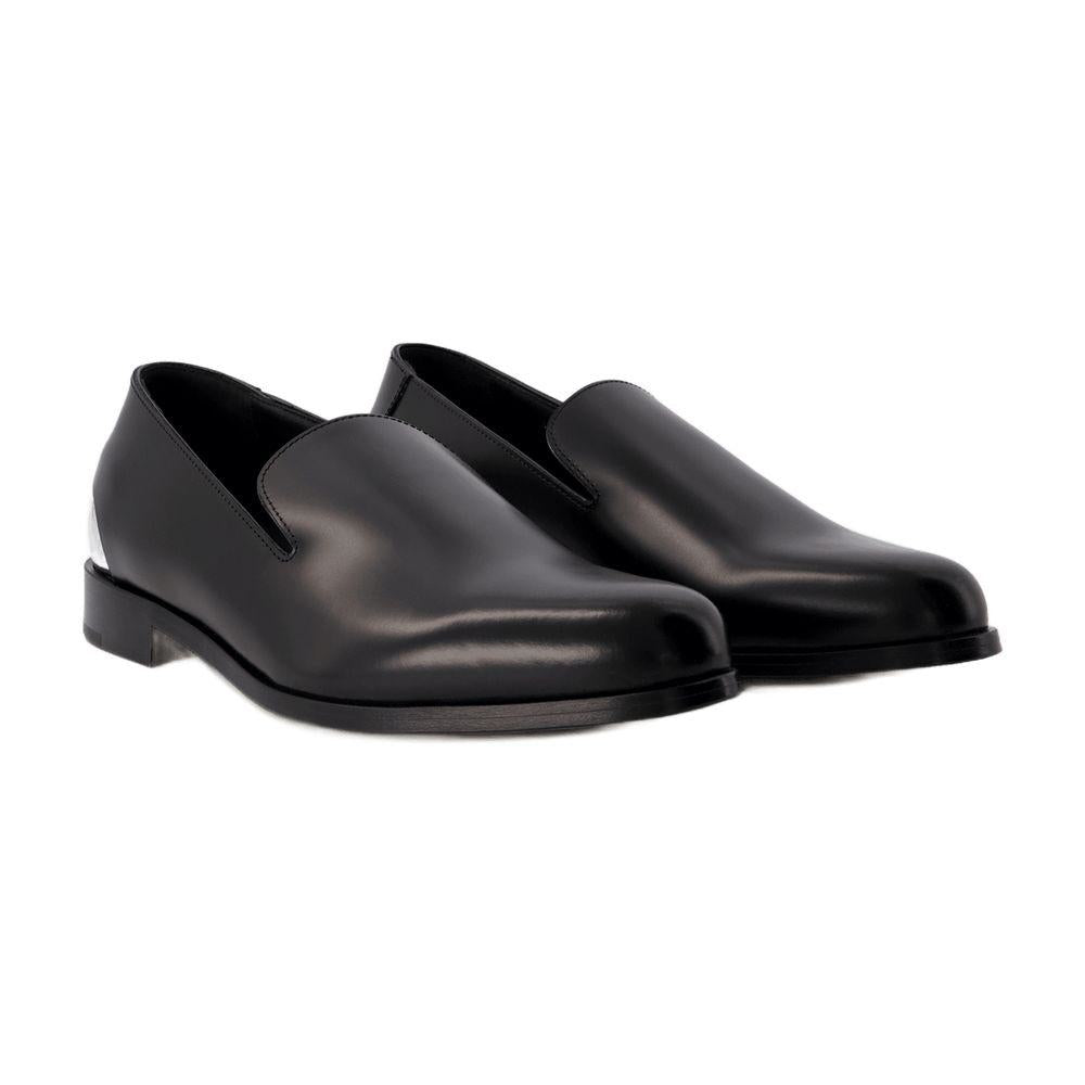 Alexander McQueen Metal Heel Loafers