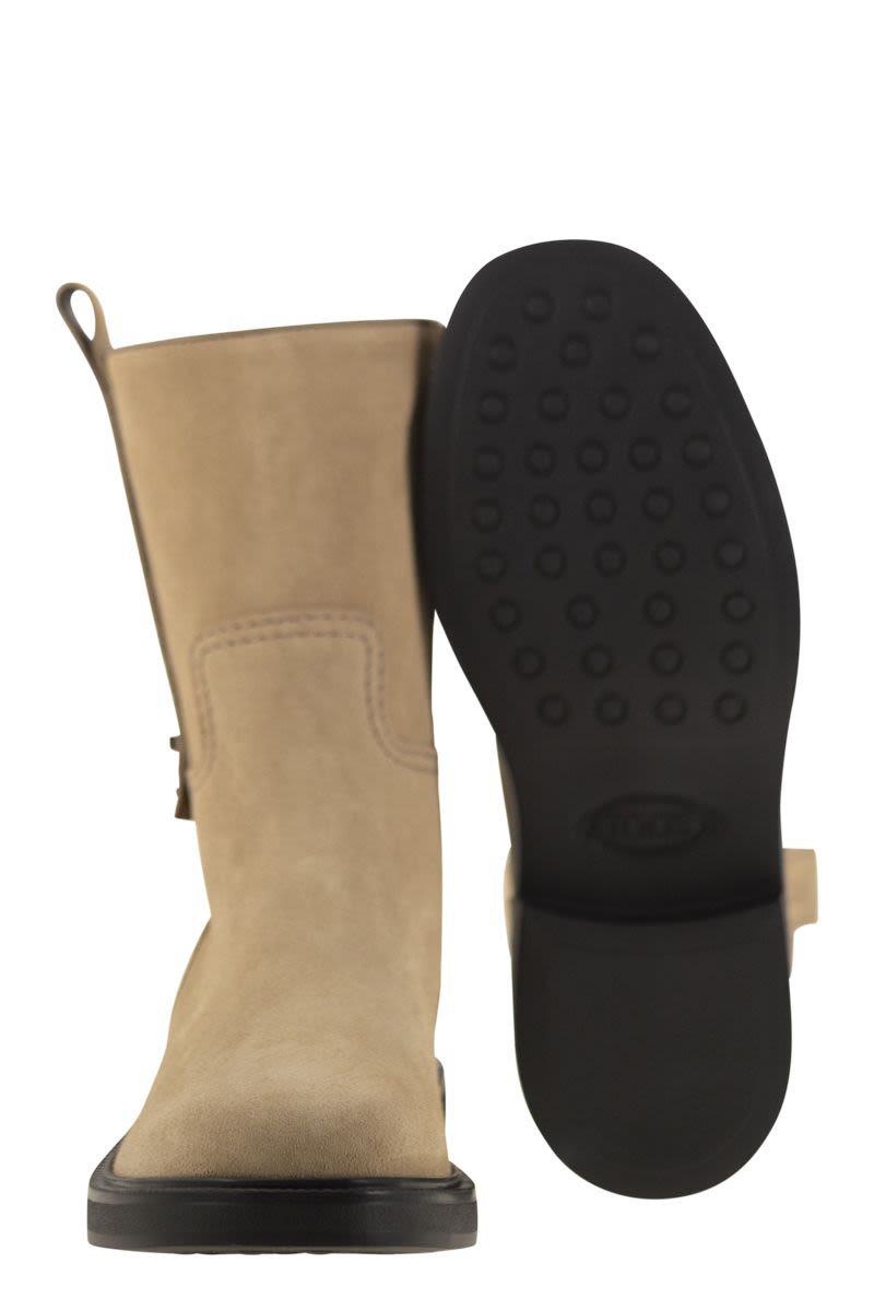 Tod'S Suede Ankle Boot