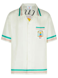 Casablanca White Silk Shirt