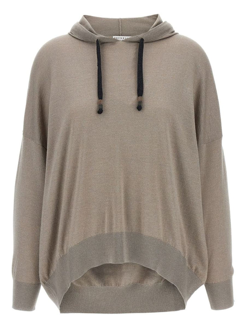 Brunello Cucinelli Wool And Silk Blend Hoodie