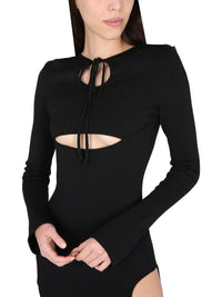 Andreādamo Dress With Cut-Out Details