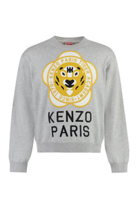 Kenzo Wool-Blend Crew-Neck Sweater