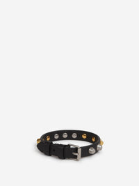 Valentino Garavani Leather Bracelet With Studs