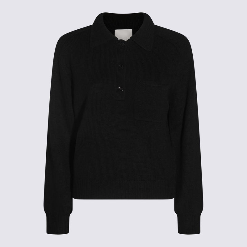 Allude Black Wool Knitwear