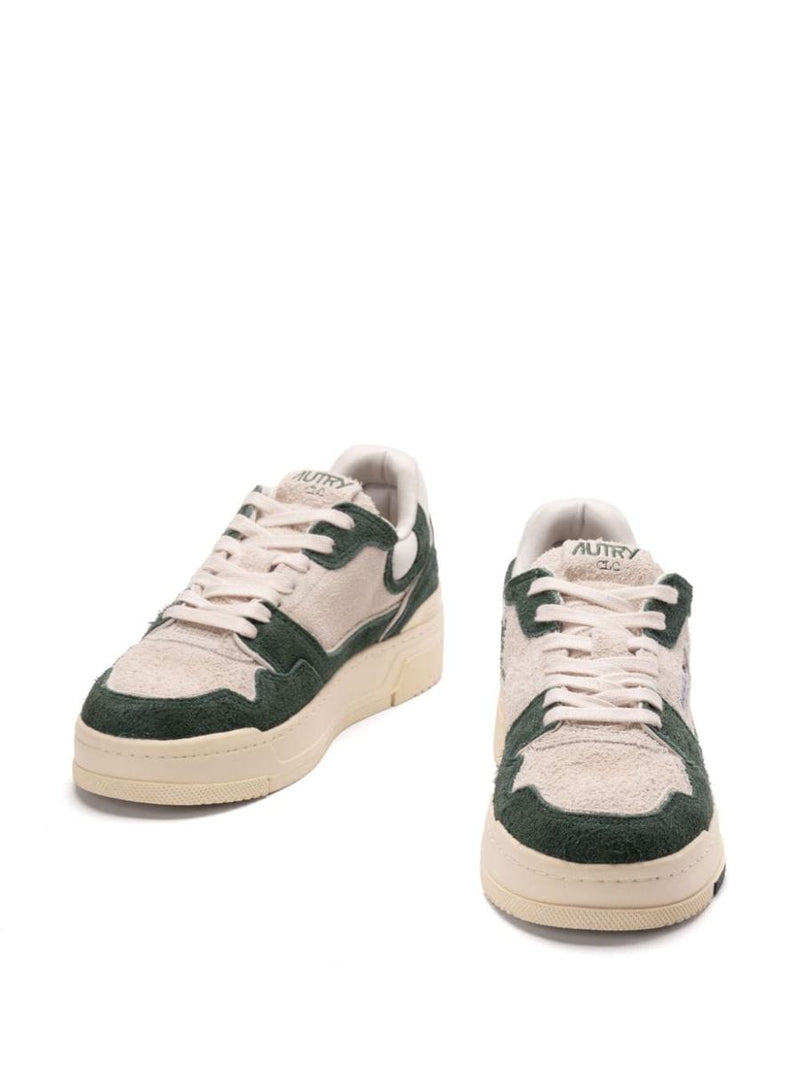Autry Clc Low Leather And Suede Sneakers